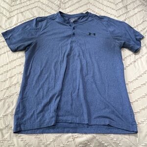 Under Armour Men's Short Sleeve Blue Tee